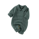 Macacão Bordado Gola Polo Infantil - Masculino Bebê