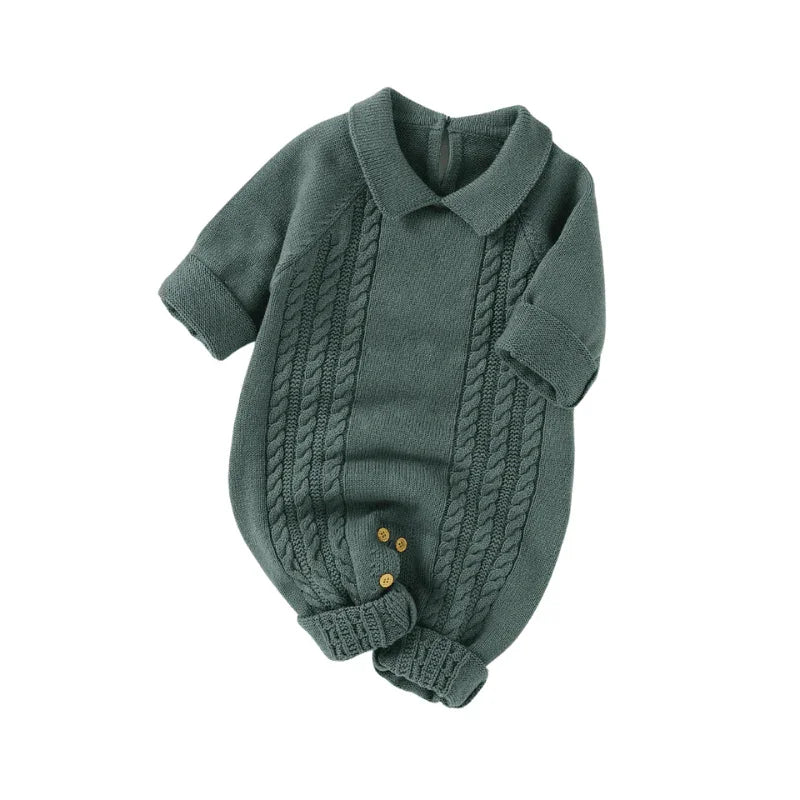 Macacão Bordado Gola Polo Infantil - Masculino Bebê