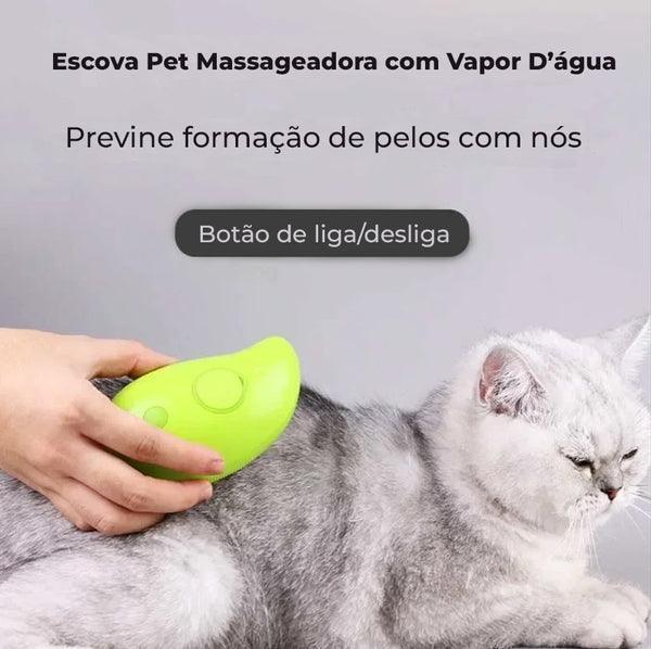 Escova Removedora de Pelos à Vapor - Pet Hair Cleaner