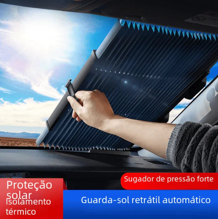 Thermo Flex Pro Protetor Solar Para-Brisa Retrátil Dobrável