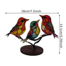 Decoração Harmonia dos Pássaros em Acrílico