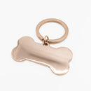 Tag de Identificação Pet Ossinho Personalizada Premium Inox